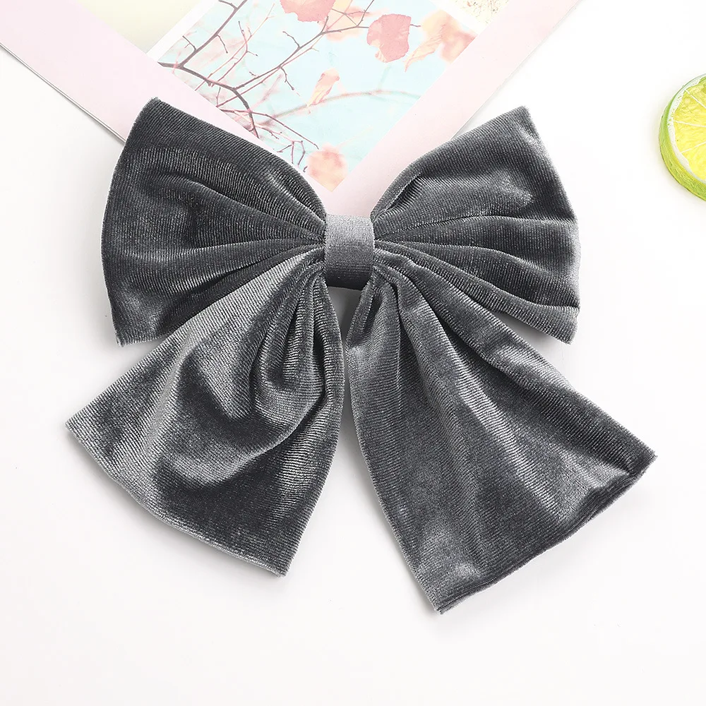 LOVINGSHA Hair Bow Ties Hair Clips For Women Satin Butterfly Bow Hairpin Ladies Hair Accessories Girl Bowknot Hairpins FC157