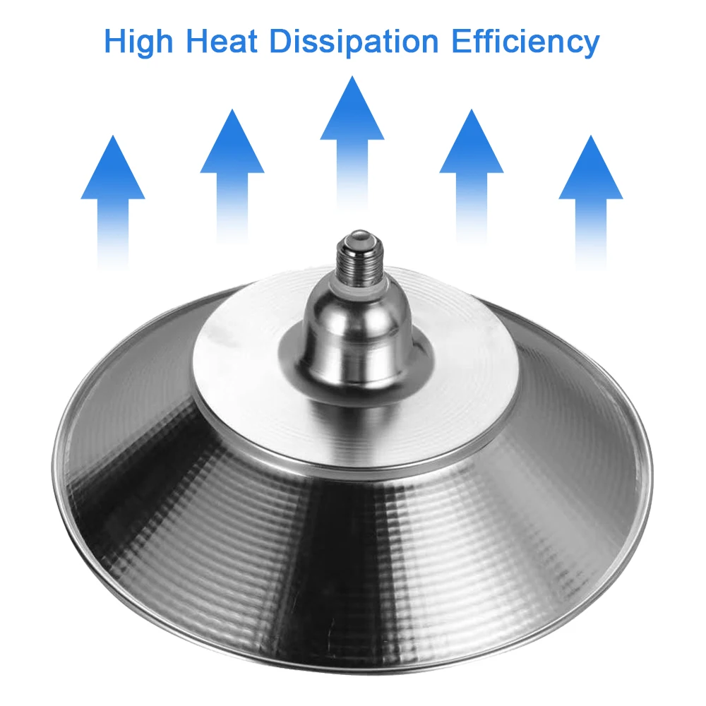 Lámpara LED E27 de 50w, 80w, 100W para minería, luces de inundación industriales, almacén, taller, centro comercial, iluminación de fábrica