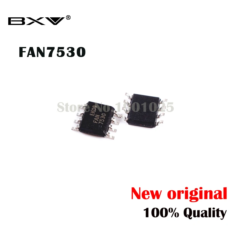 10PCS FAN7530 SOP-8 FAN7530MX 7530 SOP8 SOP SMD The LCD Power Supply New And Original IC Chipset