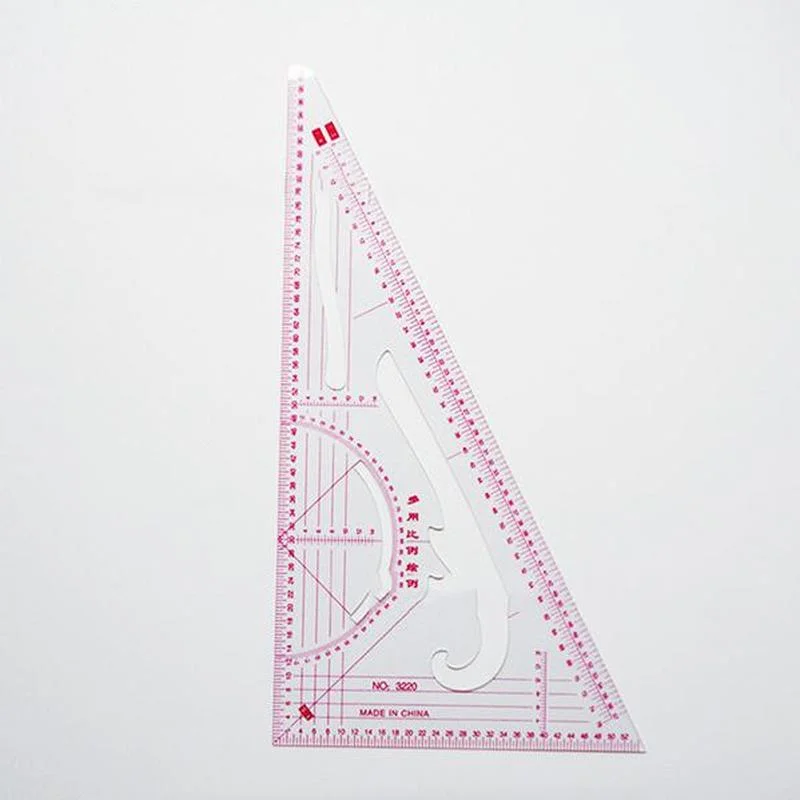 4 szt. Zestaw linijki do szycia miarka metryczna wzór krzywej klasyfikacja malowana ikona szablon pomiaru linijki
