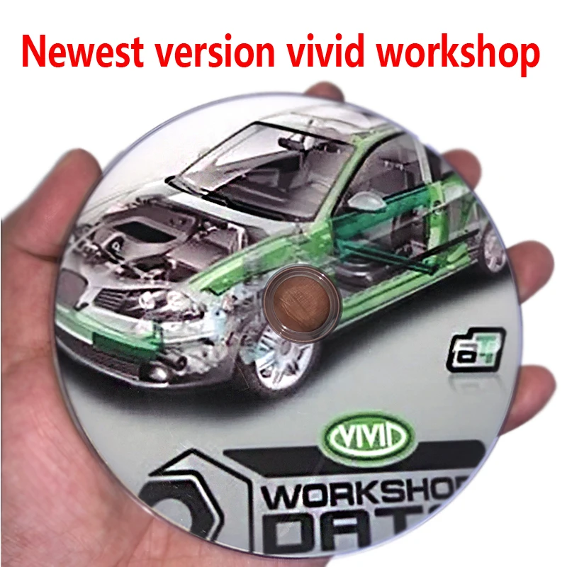 2021 New Vivid Workshop Data v10.2 CD DVD Update to 2010 for Repair Collection Auto Repair Auto--Data