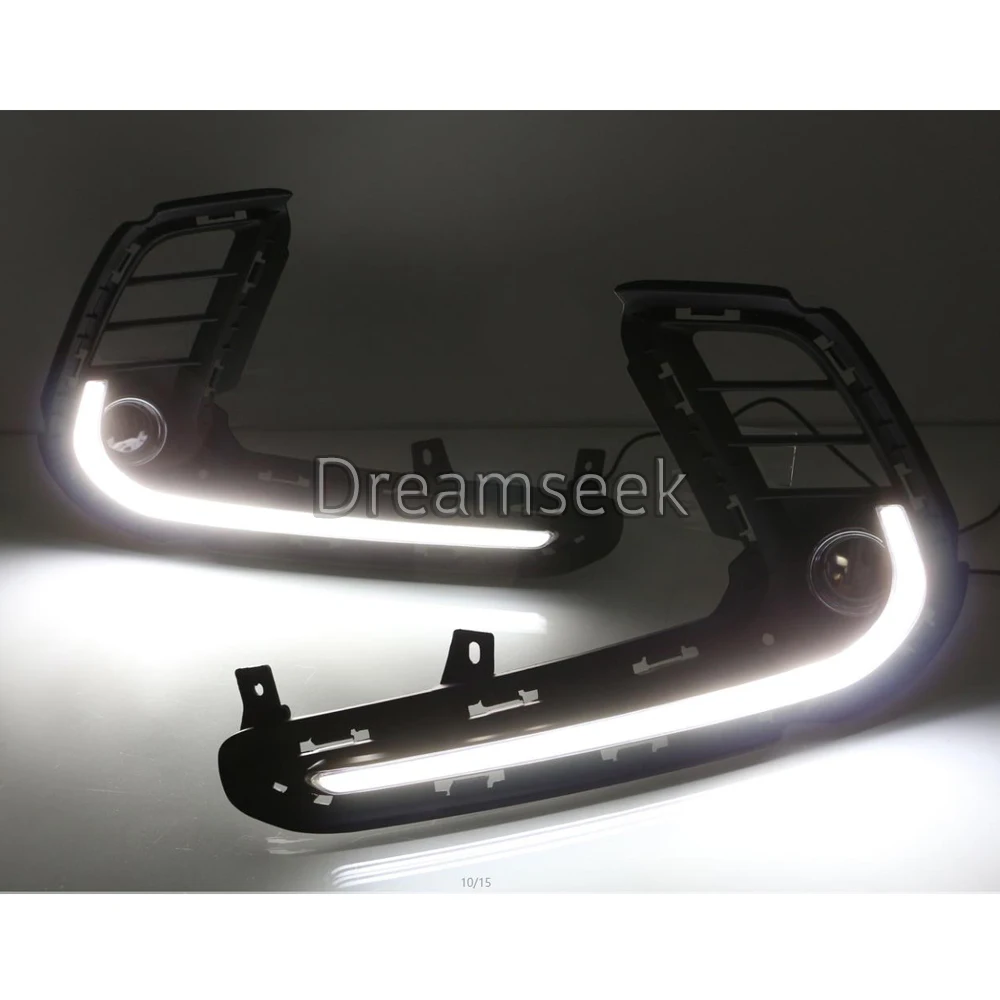 LED DRL Day Light for Hyundai Elantra Avante AD 2016 2017 Daytime Running Light Driving Fog Lamp with Turn Signal