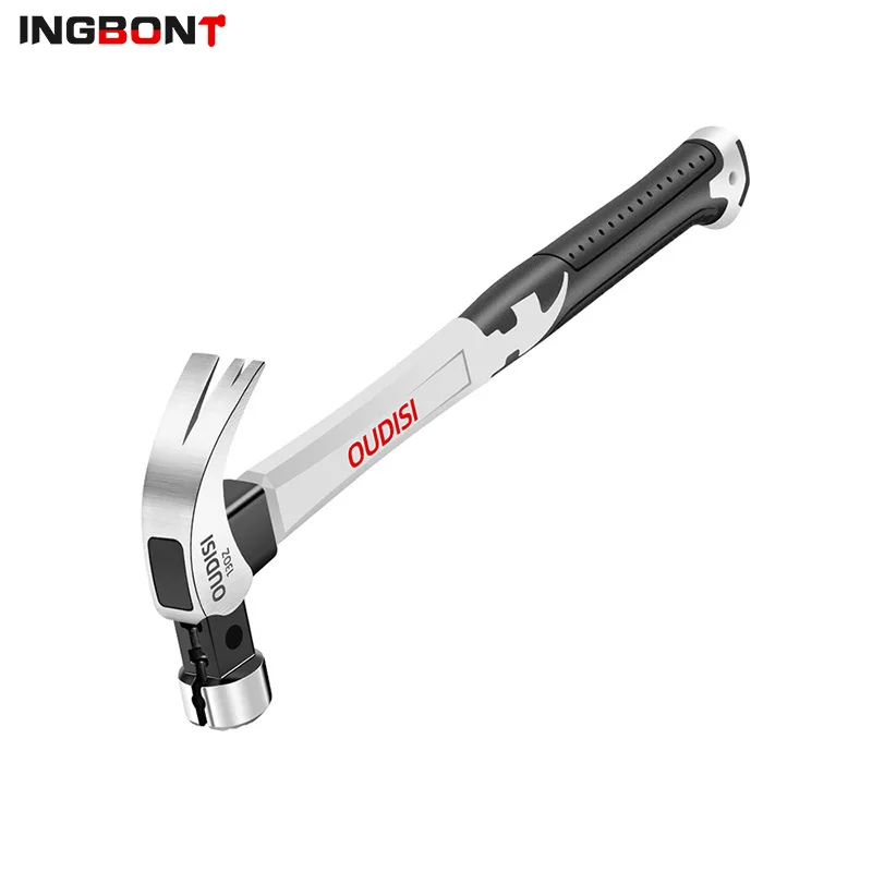 INGBONT الثقيلة مطرقة بمخلب 10 أوقية/13 أوقية مسمار مطرقة أداة الصلب النجارة ضرب أدوات المغناطيسي التلقائي مسمار شفط المطرقة