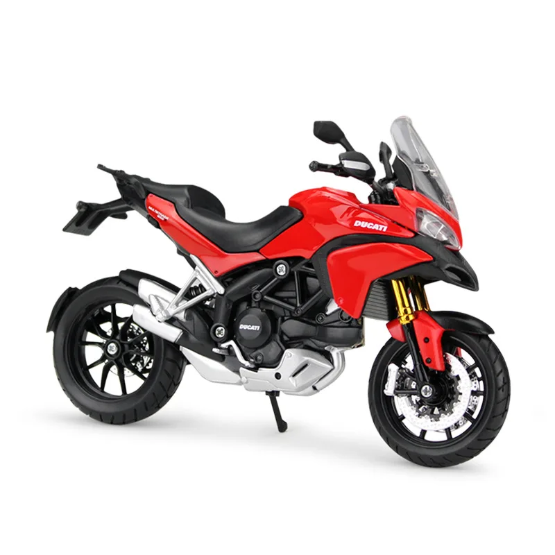 Maisto 1:12 Ducati Multistrada 1200S Red Diecast Alloy Motorcycle Model Toy