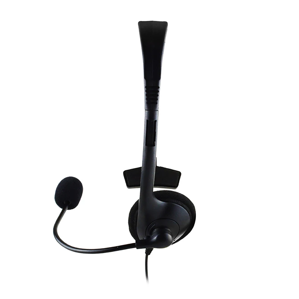 Call Center Bedrade Headset Met Microfoon 3.5Mm Plug Voice Interphone Telefoon Operator Hoofdtelefoon Noise Canceling Voor Computer