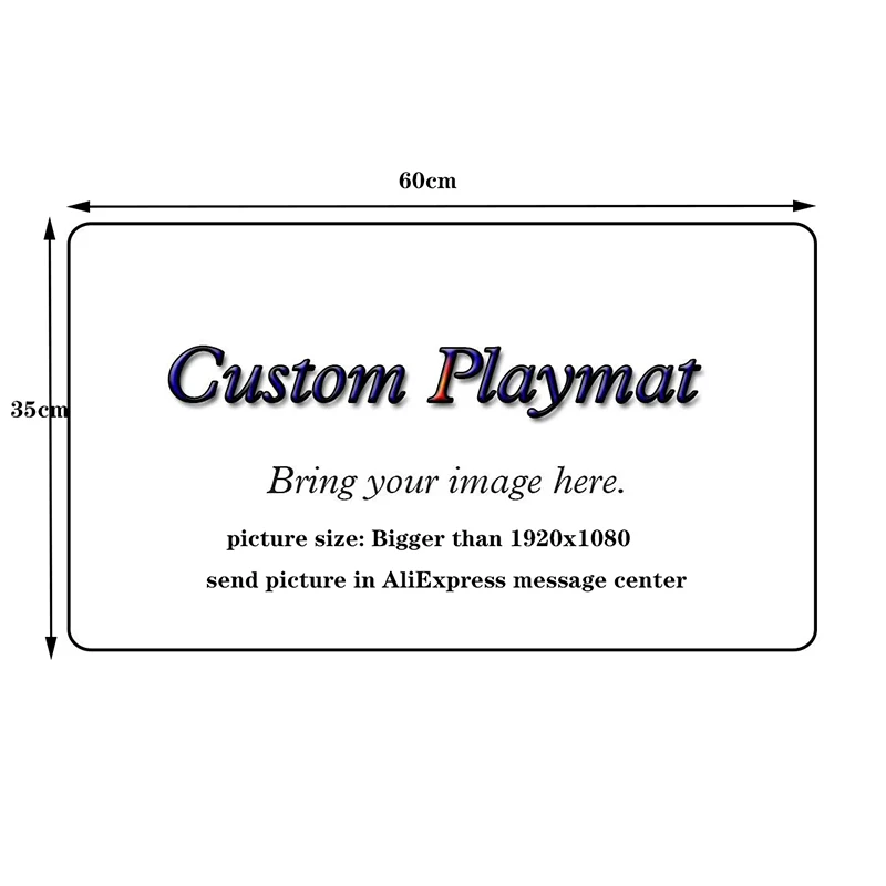 

CUSTOM Playmat Any Image Size For Card Games Board Games TCG/MGT/PKM/YGO/Batterfield Natural Rubber Playmat Mouse Pad Tablemat