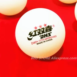 30 balls/ 60 balls DHS 3-star D40+ Table Tennis Ball Original 3 Star Seamed New Material ABS Plastic Ping Pong Balls Poly