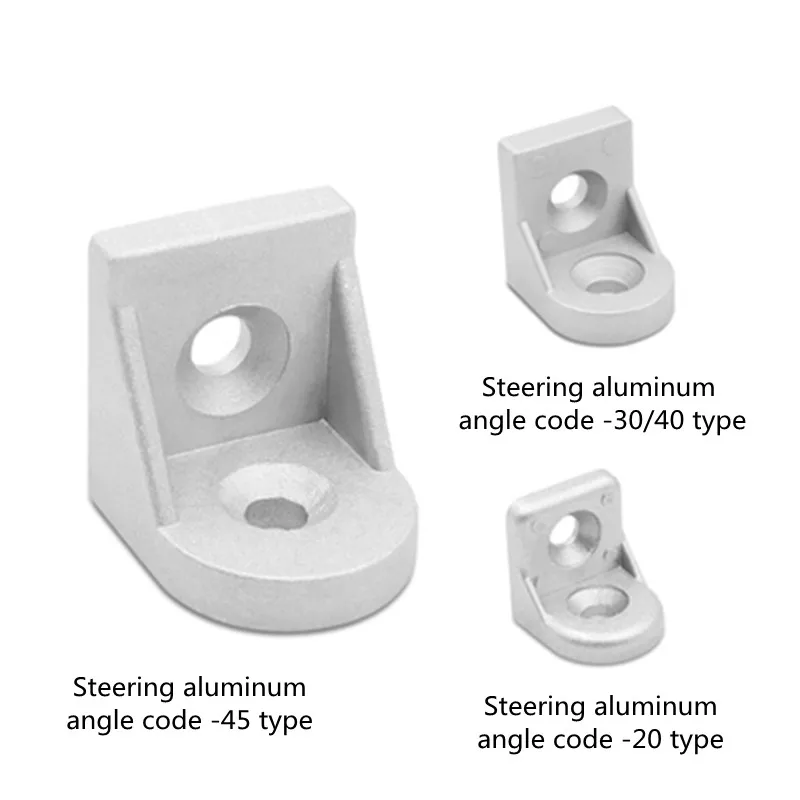 Steering Angle Piece 20 30 40 45 Type Aluminum Profile Accessories Any Angle Steering Aluminum Angle Code