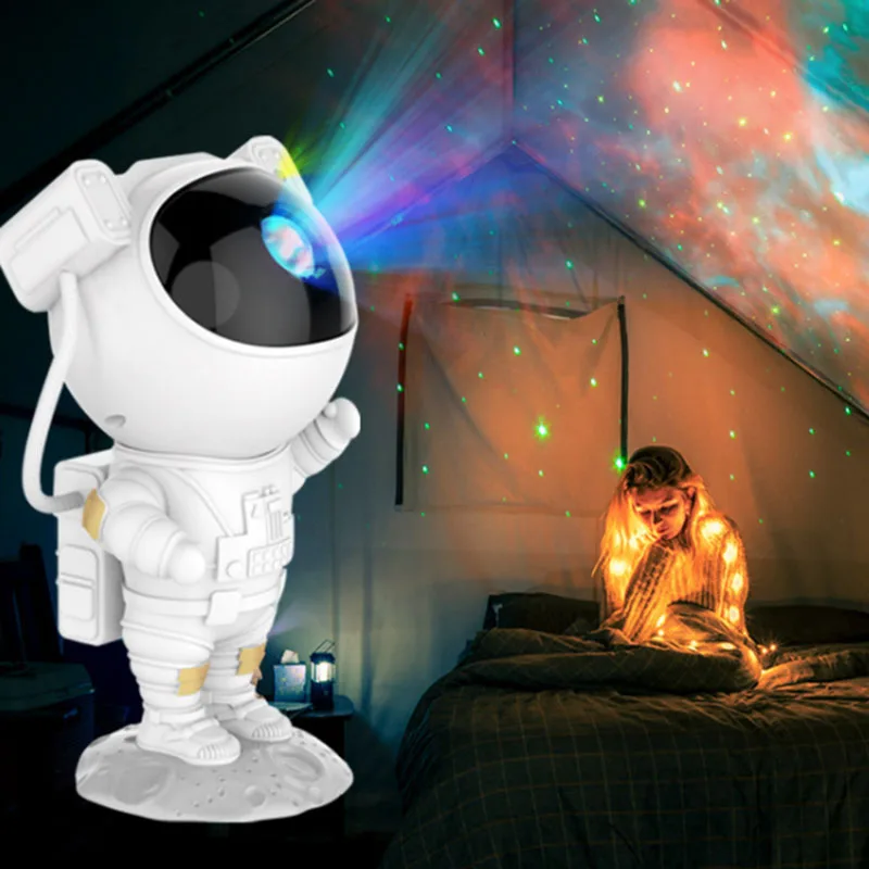 Astronaut starry sky projection lamp gypsophila aurora borealis projection star atmosphere light astronaut ornaments