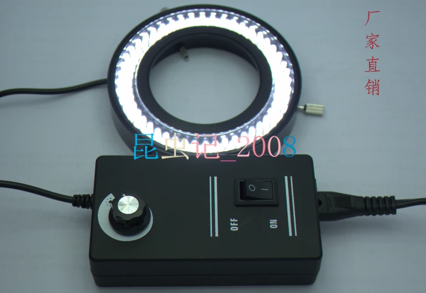 

Machine Vision Light Source LED Ring Light Source Brightness Adjustable Inner Diameter 72mm 144 Lamp Beads