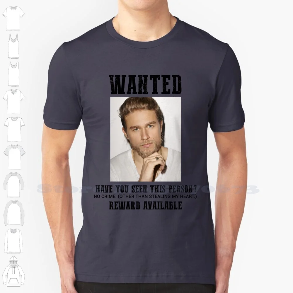 Wanted : Hunnam 100% Cotton T-Shirt Hunnam