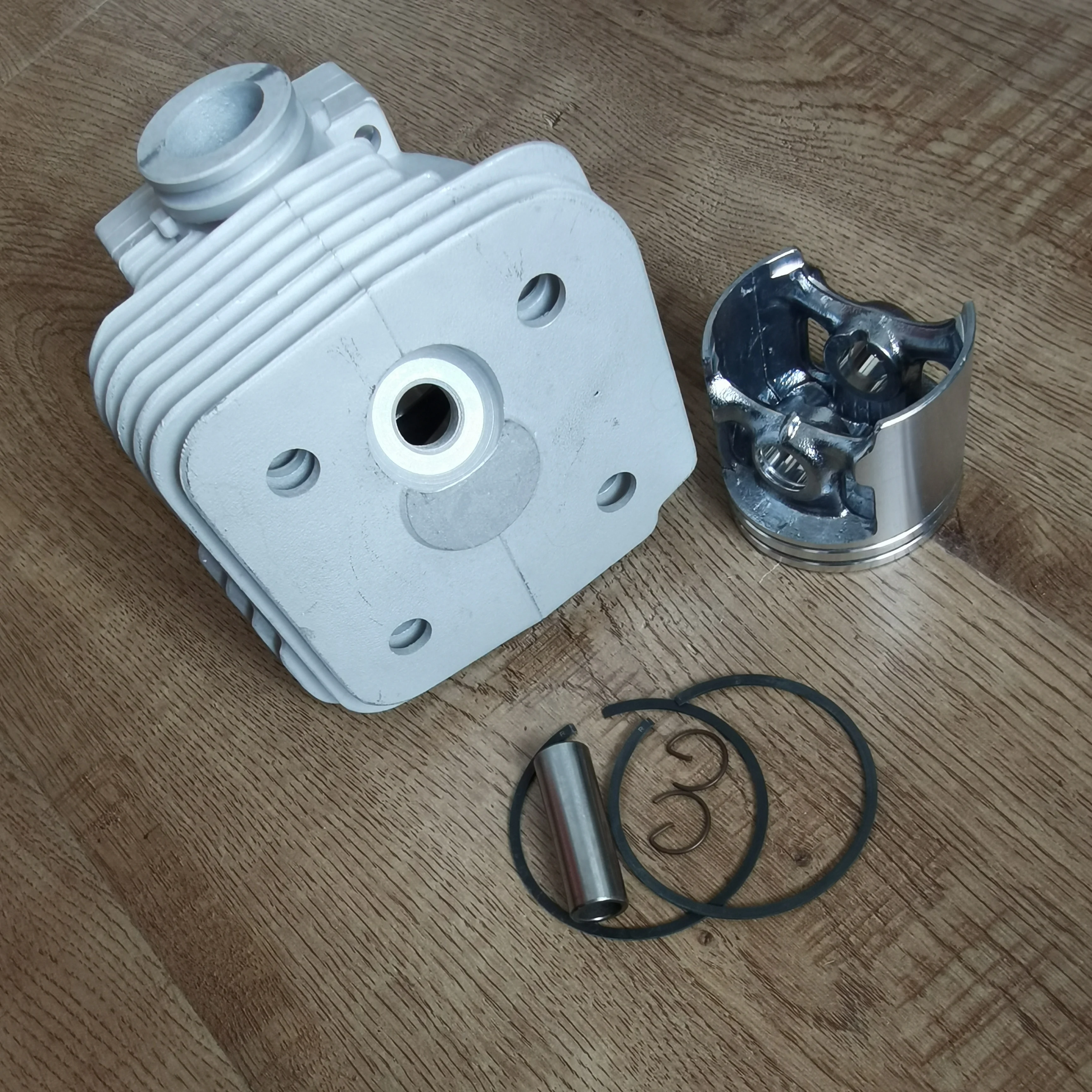 56mm Cylinder Piston & Fuel Filter Kit For Husqvarna 395 & 395XP Chainsaws – 2-Stroke, Gas, Aluminum/Iron/Plastic, 1-Year Warranty