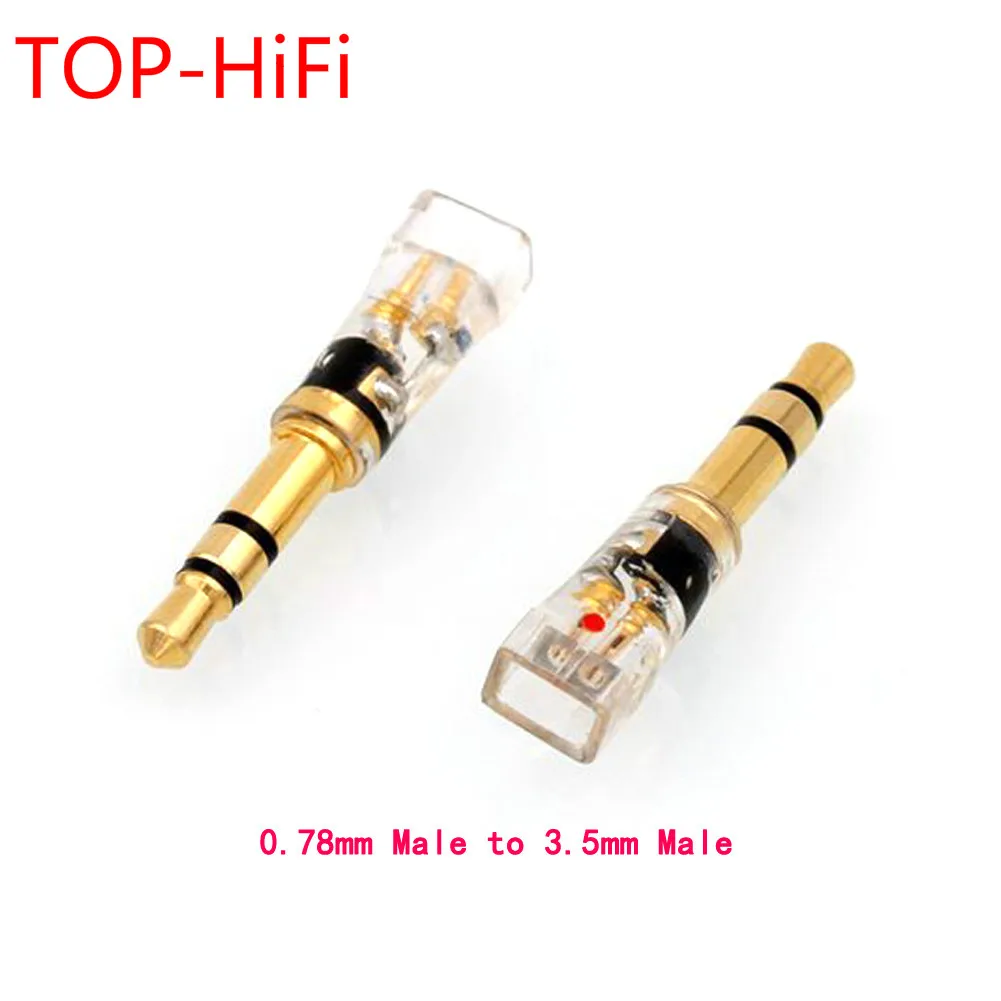 

TOP-HiFi pair MMCX/.78mm Female to 3.5mm Male Converter Adapter for Sundara t1 t5p D600 D7100 Z1 Z1R FOCAL ELLEAR Headphones