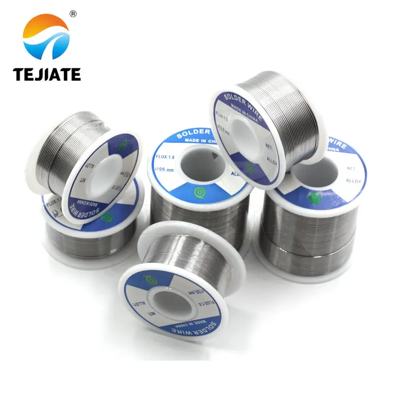 Tin lead Rosin Core Solder Wire  0.6mm 0.8mm  2% Flux Reel Welding line New