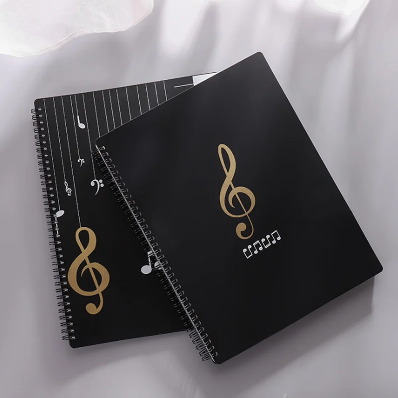 A4 Multi-layer 20/30/40/50 Pages Waterproof Music Folder File Plastic Data Bag Filing Products Music Score Paper Piano Folder