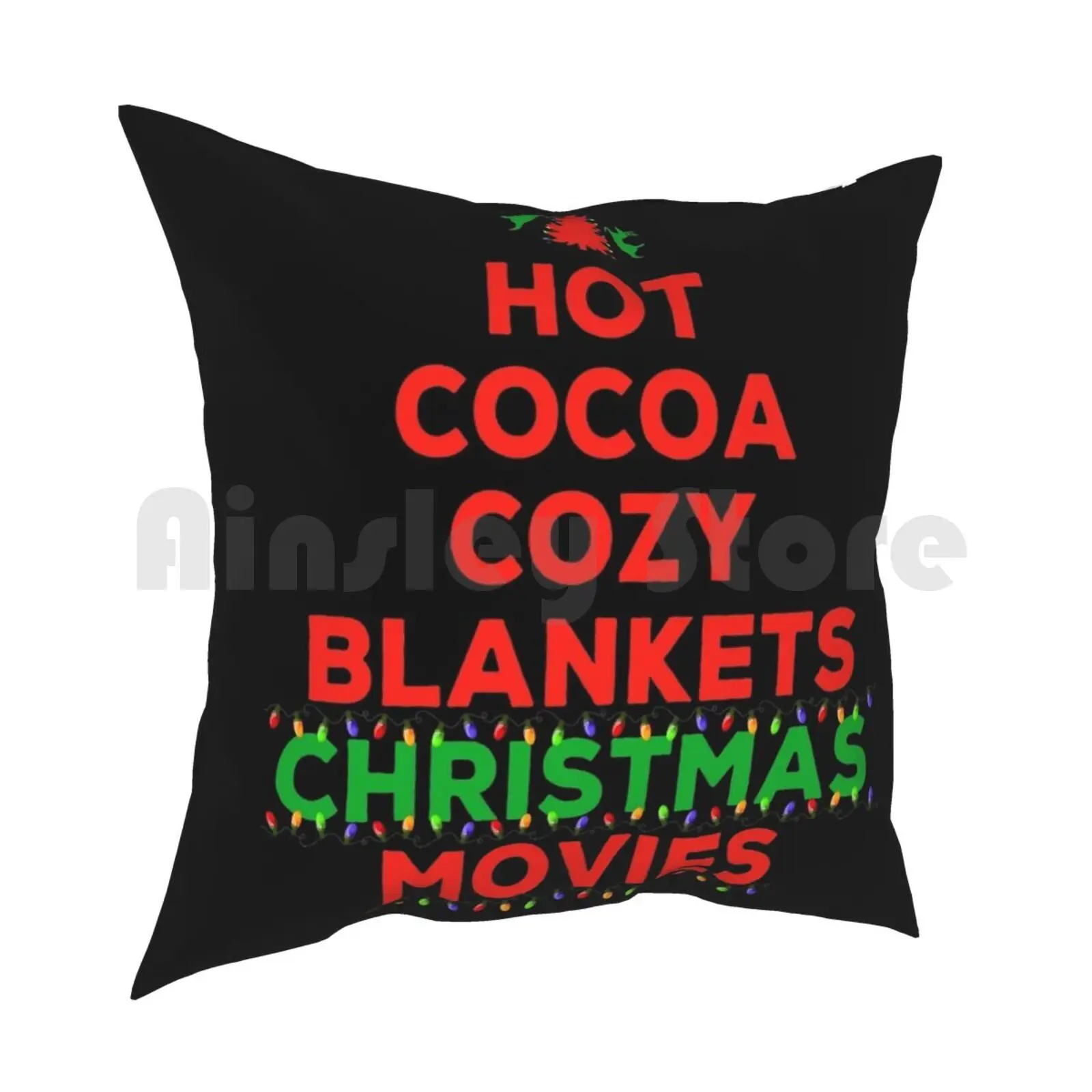 Hot Cocoa Cozy Christmas Movies , Christmas Family Outfits , Christmas Shirt , Blankets Christmas Movies Funny Gift Idea