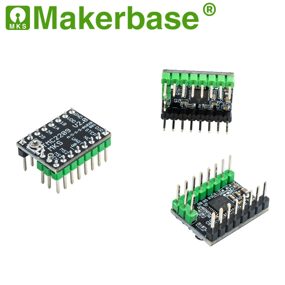 Makerbase MKS TMC2209 2209 Stepper Motor Driver StepStick 3d printer parts 2.5A  UART ultra silent For SGen_L Gen_L Robin Nano