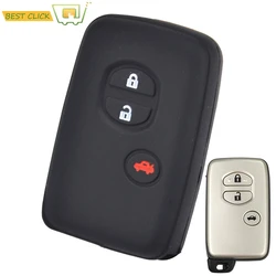 Cover portachiavi in Silicone per Toyota Land Cruiser Prado Avensis IQ Corolla Prius Highlander Yaris Keyless Fob Protector Protector