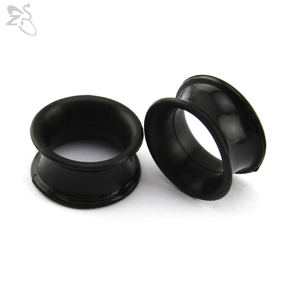 Silicone Thick Double Flared Ear Plug, 2pcs