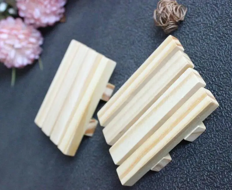 

Wooden Soap Dish Wood Soap Rack Storage Tray Holder Bath Shower Plate Bathroom Accessories Free Shipping