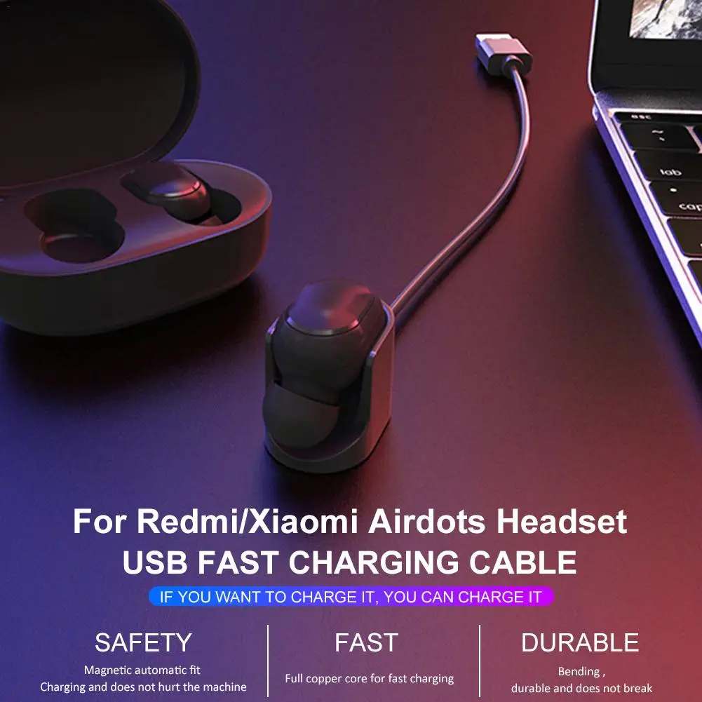 حار بيع! USB شحن كابل سماعة شاحن ل شاومي Mi airdot الشباب Redmi airdot بلوتوث سماعة شاحن اكسسوارات