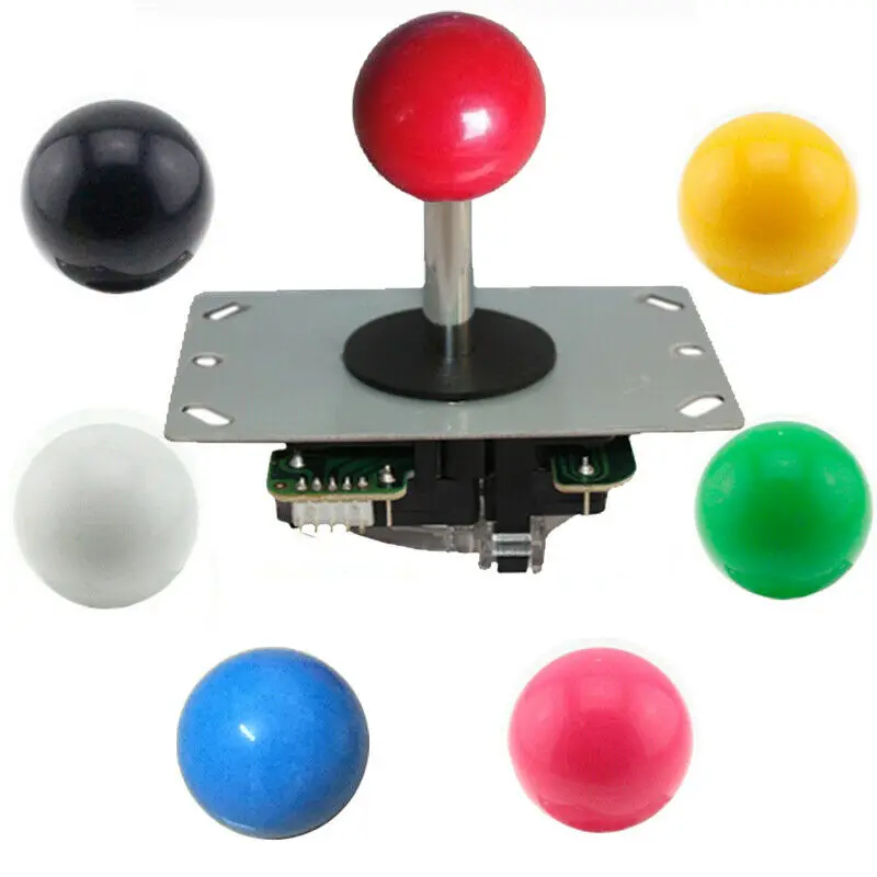 

Arcade Game Machine Accessories Diy Parts 5pin Joystick Shaft Ball Top Removable 4 8 Way Stick