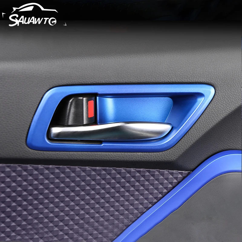 

For Toyota C-HR CHR 2016 2017 2018 Carbon fiber Interior Door Handle Bowl Cover Trim Catch Frame Bezel Molding Garnish Surround