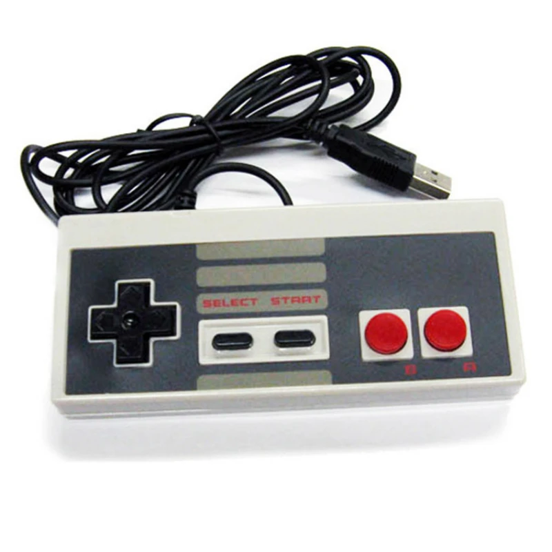 Controller di gioco USB cablato retrò classico da 1 pz per Nintendo NES JoyStick per NES Controle per PC Windows per Gamepad MAC