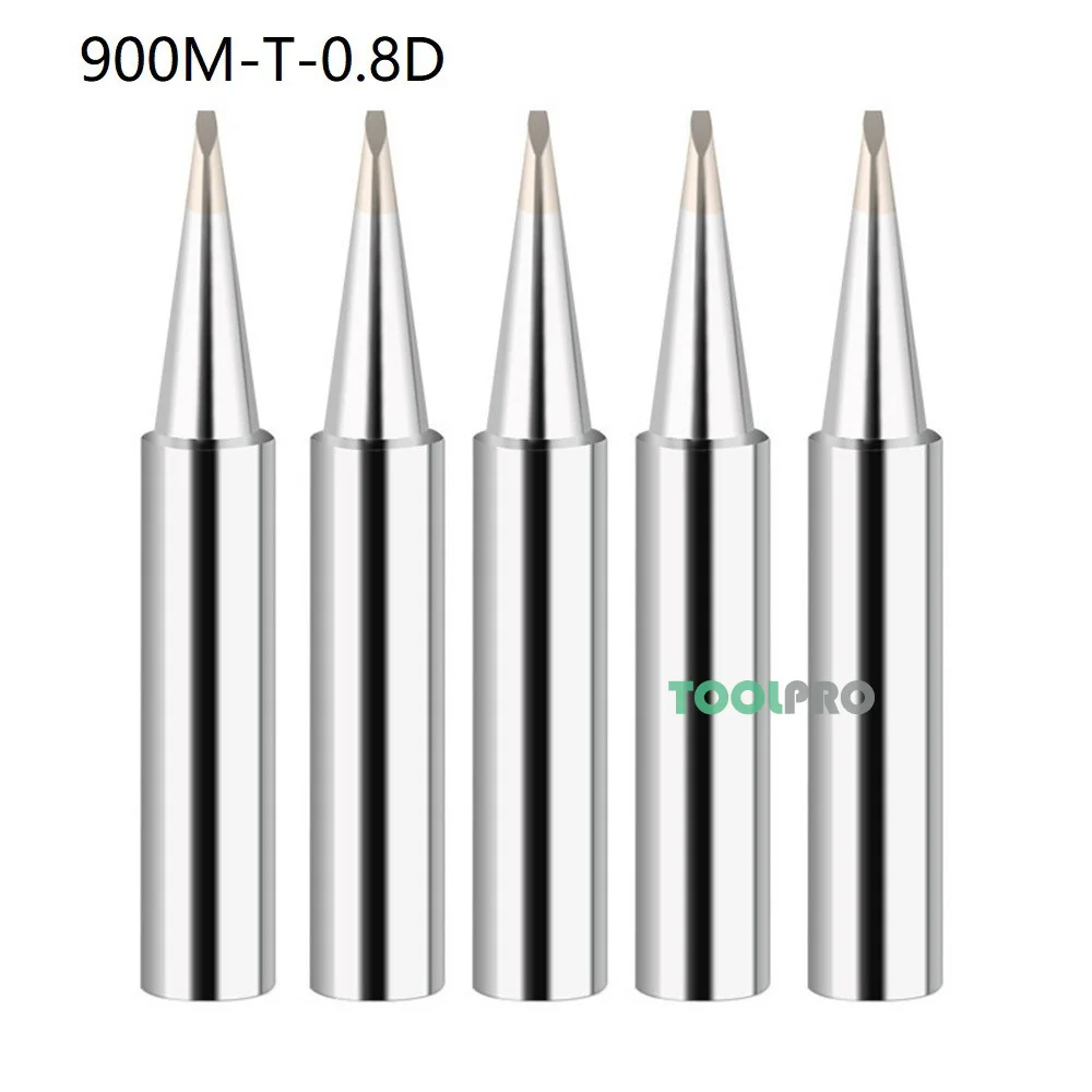 10Pcs/lot 900M-T Soldering Tip 900M-T-K 900M-T-IS Soldering Replacement de soldadura Solder Iron Tips Sting Soldering Iron Tip