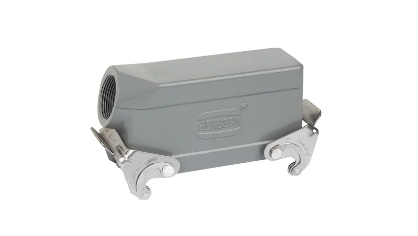 HDXBSCN Industrial Rectangular Heavy Duty Connector HDC HE-024 Han B 24 cores 16A waterproof aviation plug