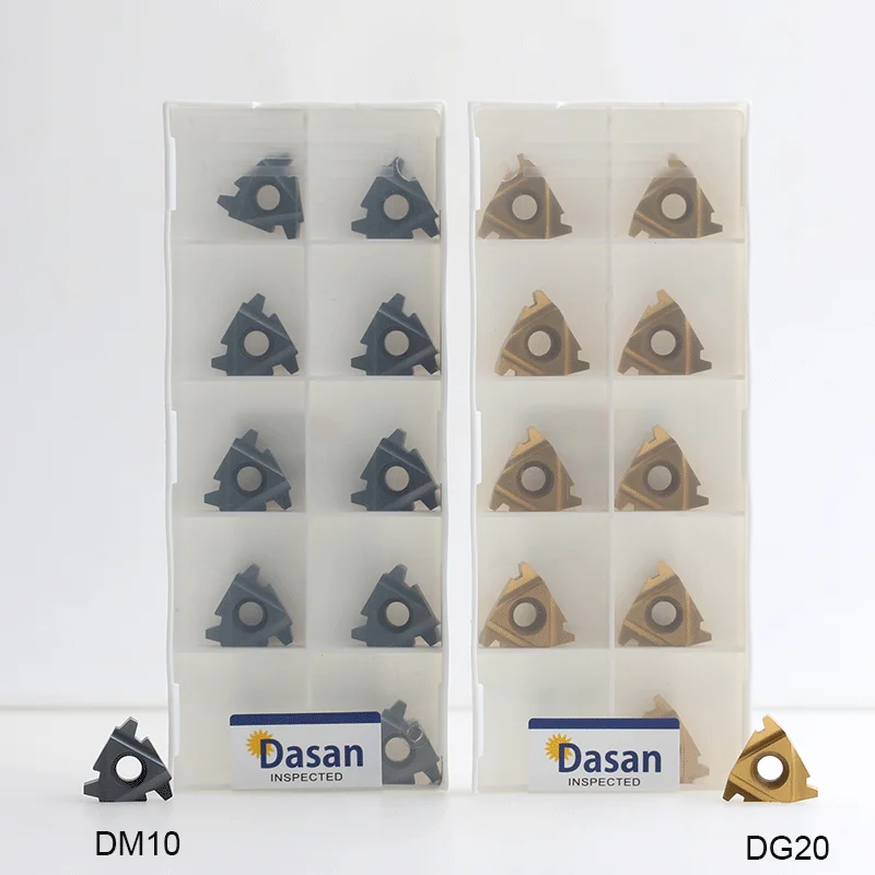 10PCS 22ER TR 22IR 4.0TR 5.0TR 6.0TR Tugsten คาร์ไบด์เกลียวใบมีด CNC ด้ายแผ่นเครื่องมือ