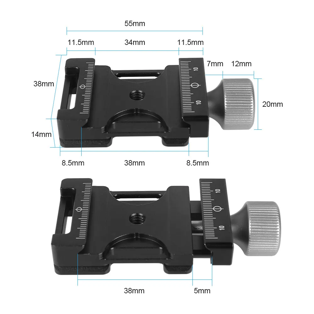 HDRiG-مشبك QR ، 38 مللي متر ، Arca Swiss Standard
