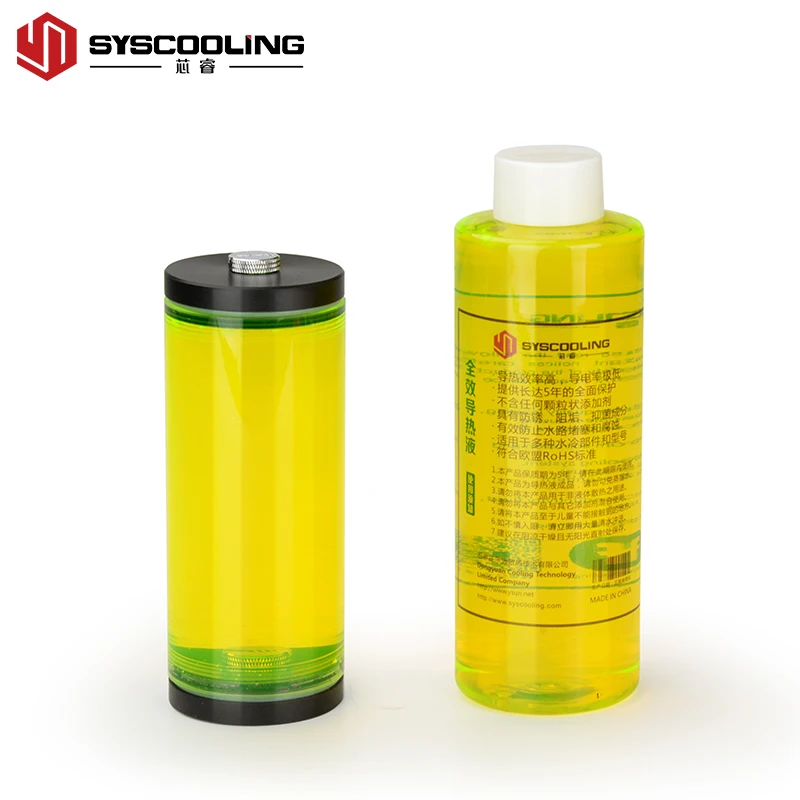 Syscooling water cooling colorfull Thermal Fluid coolant 500ML UV liquids for PC liquid cooling system