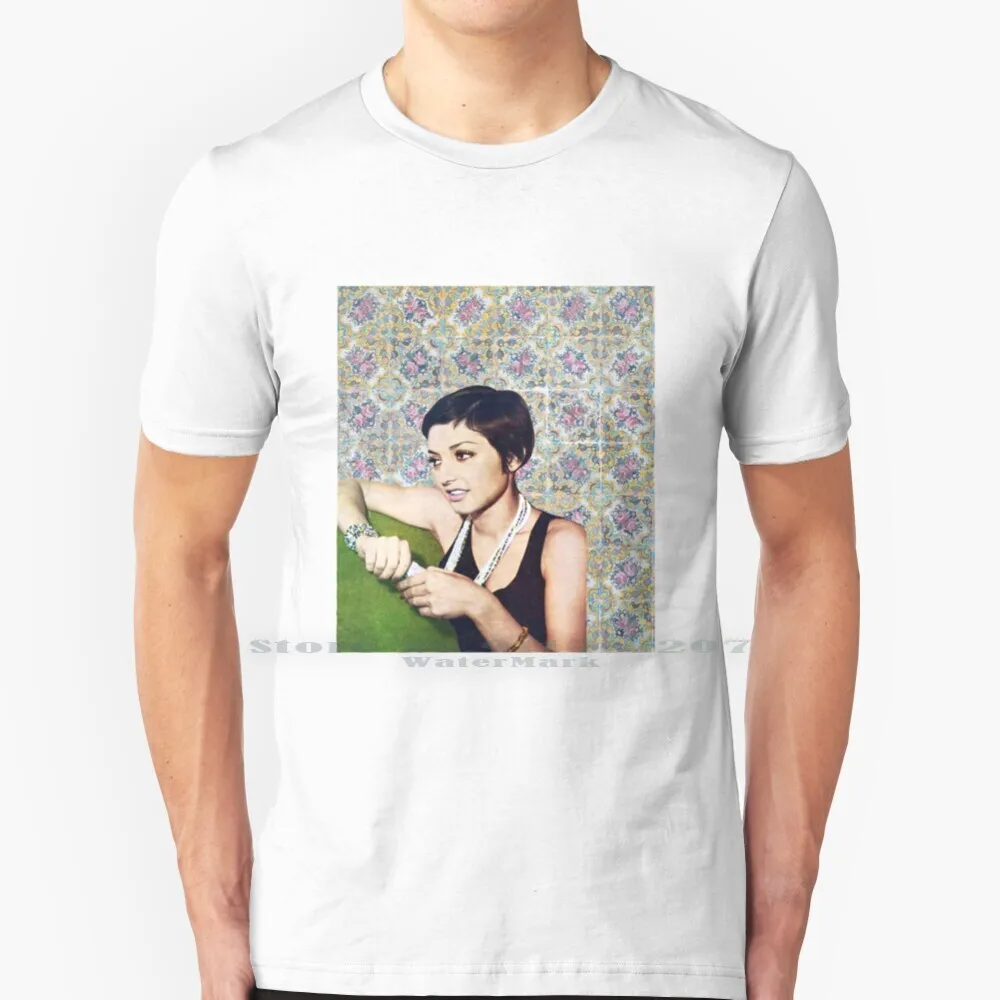 Googoosh Chilling On A Couch T Shirt Cotton 6XL Iranian Persian Singer Singing 1970 Artist Tehran Farsi Googoosh Couch Pattern