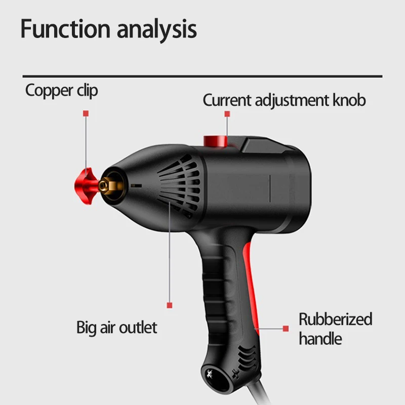 Handheld 220 V 4000 W Lichtbogenschweißgerät Kleines automatisches digitales intelligentes Werkzeug Schweißdicke 2 ~ 14 mm Elektroschweißgerät
