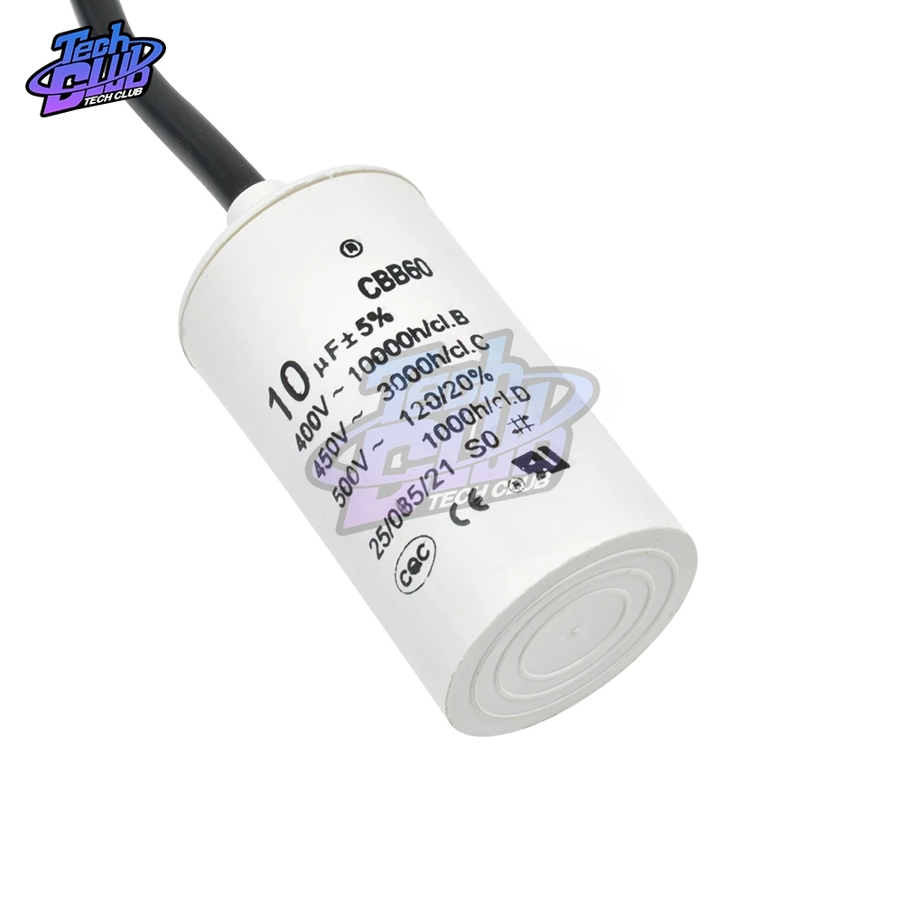 400V 450V CBB60 CBB65 10uF 20uF 30uF 40uF 60uF 80uF avviamento del motore avviamento del condensatore di marcia 450VAC avviamento del motore della pompa dell'acqua