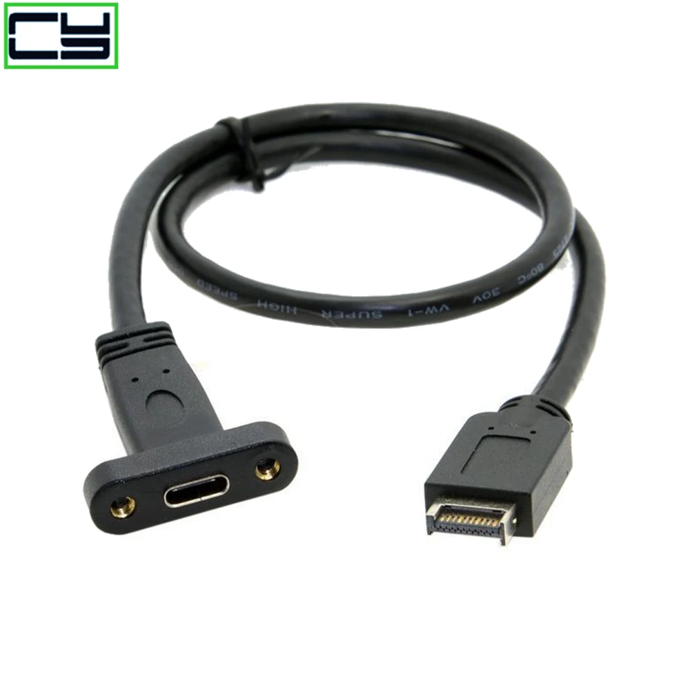 0.5M 1PCS Usb3.1 Usb 3.1 Front Panel Header Type-E Type E To Usb-C Type-C