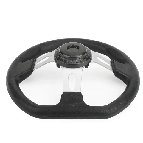 Gehen Kart Lenkrad Racing Off Road Sport Gehen Kart Warenkorb Teil 270mm Schwarz