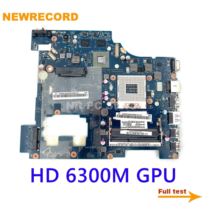 

For Lenovo G570 PIWG2 LA-6753P Laptop Motherboard HD 6300M GPU HM65 DDR3 Main Board Full Test