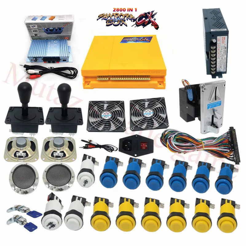 

2Player 2800 IN 1 Pandora CX 2800 in Arcade game console kit with happ style Joystick&Button Jamma Version Pandora Kit