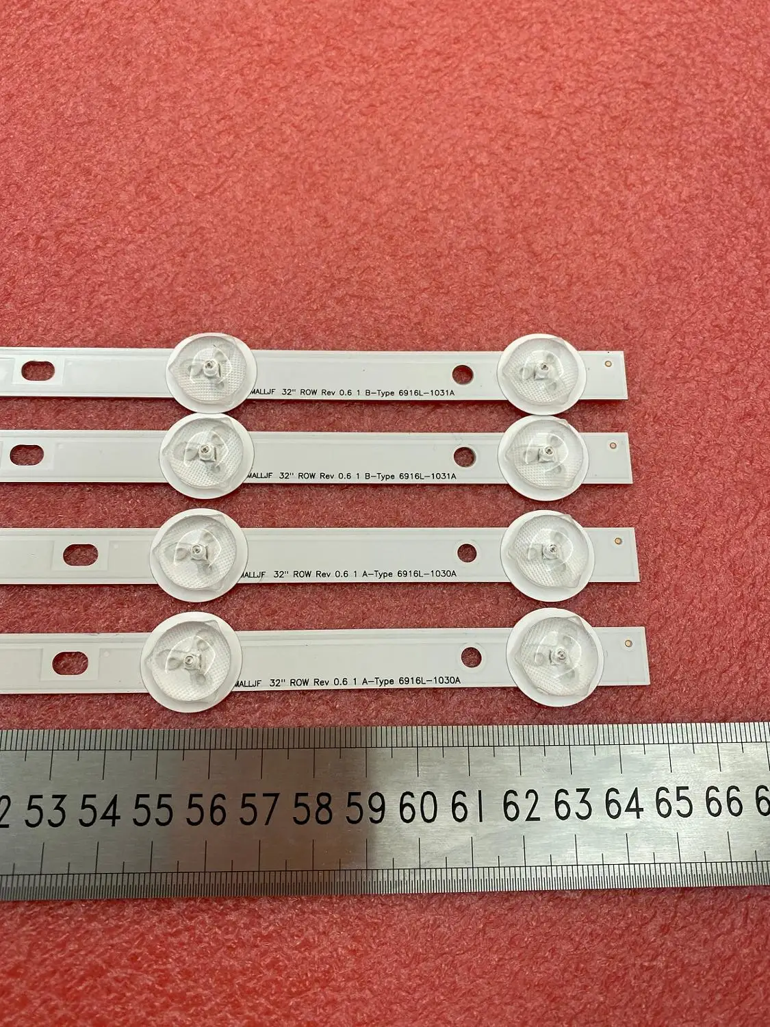 4pcs/set LED backlight strip for 32PFL3507 32LM340T 32PHG4900 LE32D1352 LE32H1461 32LM3400 32LS3400 6916L-1030A 6916L-1031A