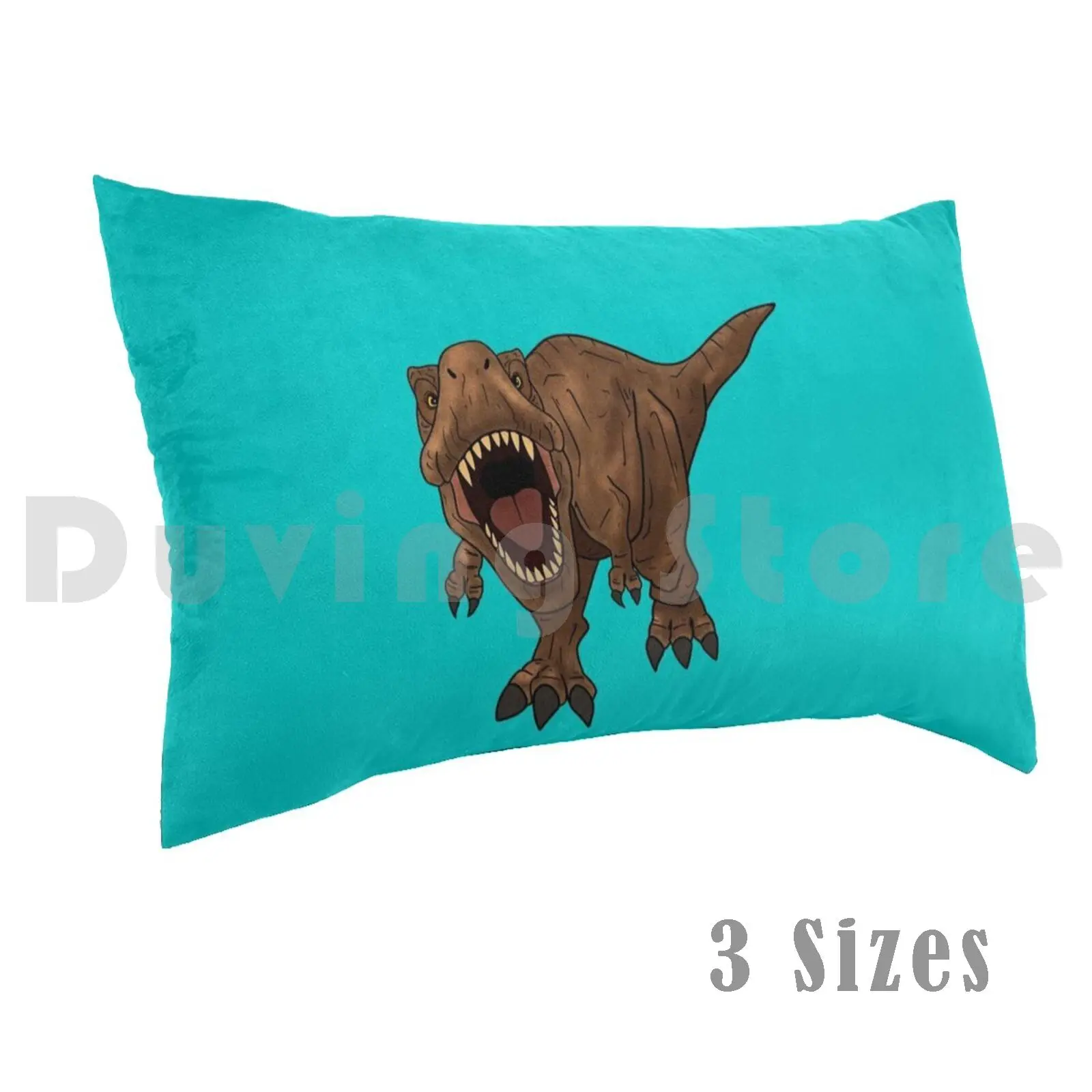 Roaring Rex Pillow Case 20*30 Inch T Rex Dinosaur Tyrannosaurus Tyrannosaurus Rex Rexy Trex Camp Cretaceous