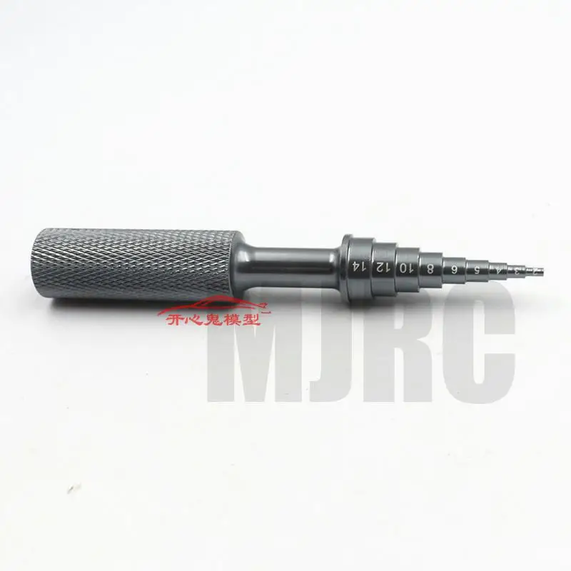 Full Metal Bearing Removal Tool For Model Car, Model Ship Helicopter Non-slip Handle Bearing Screwdriver 2-14mm