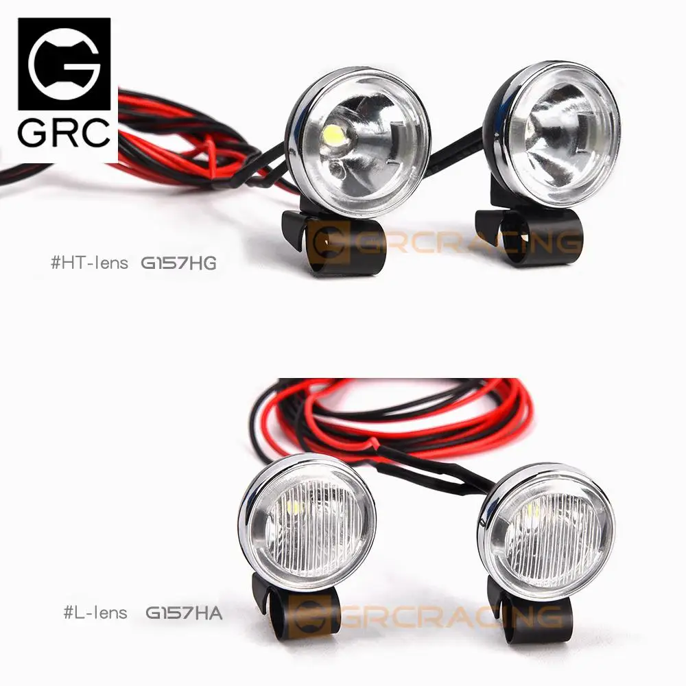 18-20mm Retro Round Roof Light/cross-country Searchlight Headlight/front Bumper Spotlight For 1/10 Simulation Rc Car Trx4 Trx6