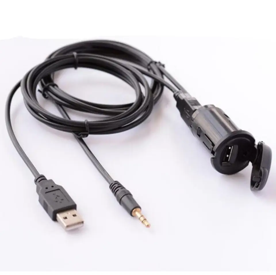 車の AUX USB アダプタのためのプジョー 1007 107 207 3008 rcz 508