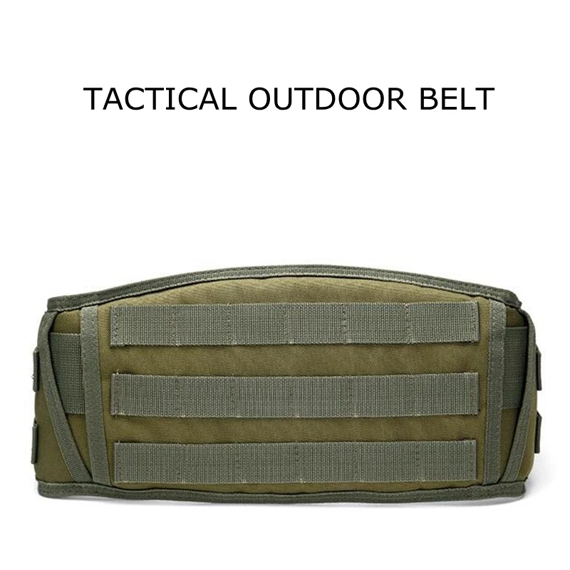 MOLLE Padded Patrol Belt with Waist Protection Nylon Tactical Protective Waist Belt for Combat Outdoor Airsoft Paintball