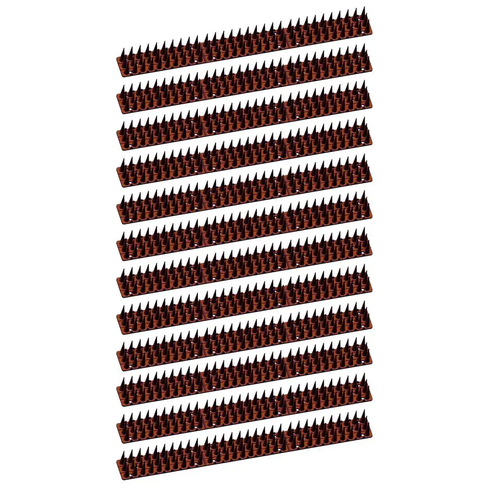 12pcs Fence Wall Spikes Cat Animal Anti-climbing Plastic Anti Theft For Garden Fences Invader Bird Spikes Dog Repeller