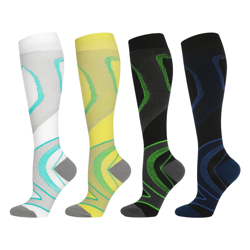 Long Tube Compression Stockings Professional Marathon Running Socks Sports Compression Socks Vein  Riding Basketball