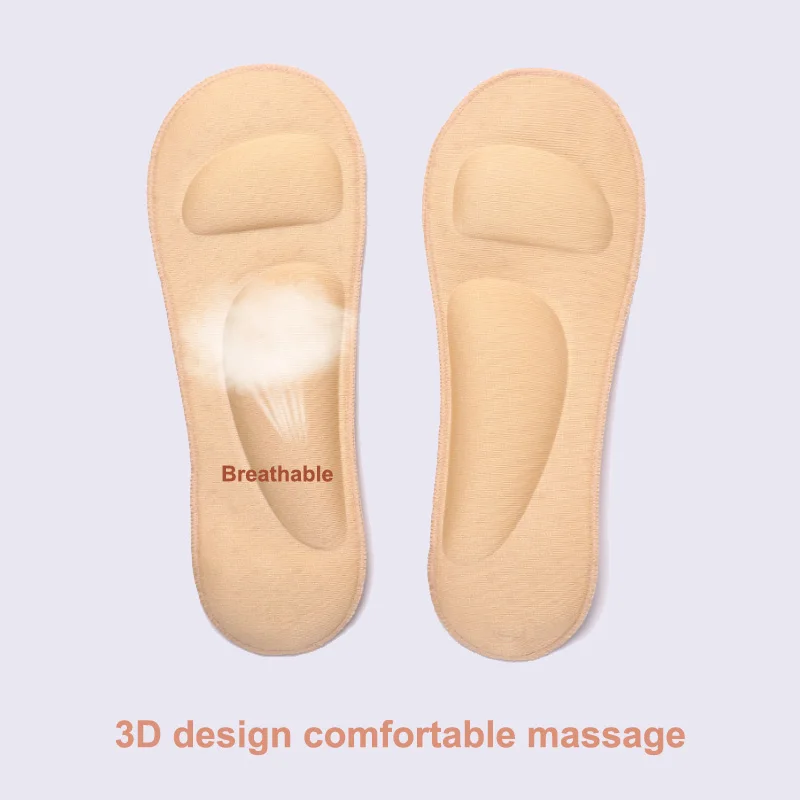 1/2Pairs Ladies 3D Boat Socks Breathable Cushion Bow Foot Massage Health Care Invisible Socks Silicone Anti-off Silk Boat Socks