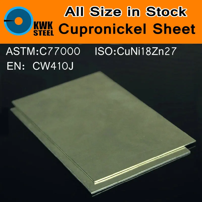 

Cupronickel Copper Sheet Plate Board of C77000 CuNi18Zn27 CW410J NS107 BZn18-26 ISO Certified DIY CNC Machine Mould Construction